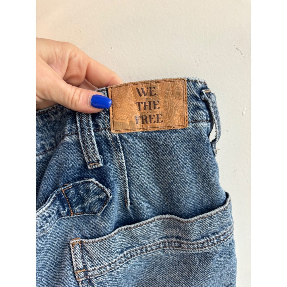 We‎ The Free Free People Major League Wide Leg Jeans Size 29 Boho slouchy baggy - Picture 7 of 11